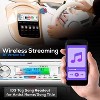Pyle Marine Stereo Receiver with Bluetooth, AM/FM/MP3/USB/AUX, Single DIN, LCD Display & Remote Control (PLMRKT49WT) - 4 of 4