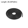 Unique Bargains Rubber Round Soundproof Insulation DIY Warehouse Weather Seal Strip - 3 of 4
