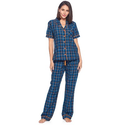 black/blue/plaid