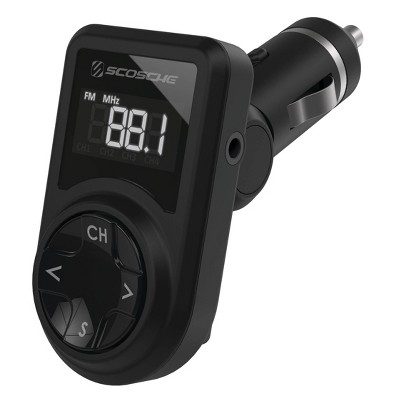 Scosche FMFREQ Universal Digital FM Transmitter with USB Charger FMTD10  Black