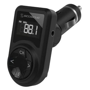 Just Wireless Bluetooth Fm Transmitter With Usb-c And Usb-a