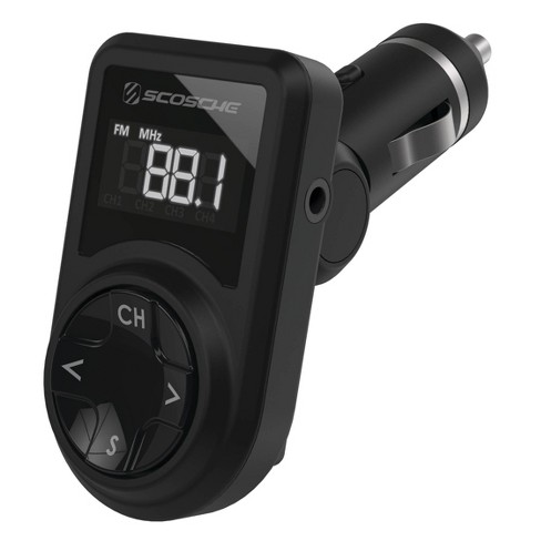 Scosche Fmfreq Universal Digital Fm Transmitter With Usb Charger Fmtd10  Black : Target