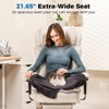 COMHOMA Desk Office Chair 400LBS, Big and Tall Computer Chair, Wide Ergonomic Chair with Footrest - 3 of 4