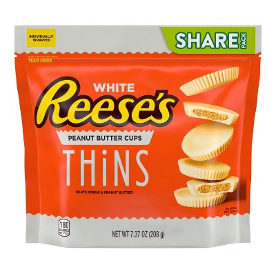 Reese&#39;s Thins White Cr&#233;me Peanut Butter Cups - 7.37oz