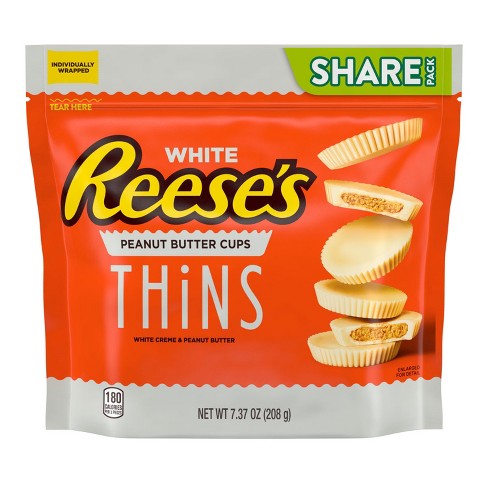 Reese's Thins White Créme Peanut Butter Cups - 7.37oz - image 1 of 4