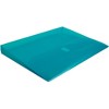JAM Paper 8 5/8'' x 11 1/2'' 12pk Plastic 3 Hole Punch Binder Envelopes, Hook & Loop Closure, 1" Expansion - Teal Blue - 4 of 4