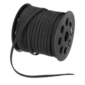 Unique Bargains DIY Jewelry Making Vintage Style Faux Suede Leather Lace 1 Pcs 0.2 Inch x 50 Yard - 1 of 4
