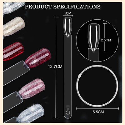 Saviland Pro 150PC Radial Contour™ Display System - Optical Fan Swatches for Salon Color Authority & Tech Certification .(Size: 150 Count)