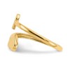 Black Bow Jewelry Twin Heart Adjustable Toe Ring in 14 Karat Gold - 3 of 4