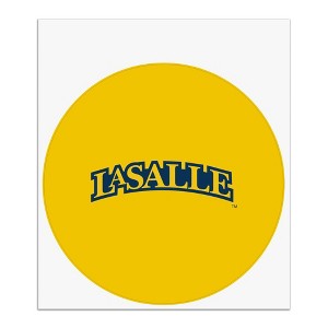 La Salle University Secondary Logo Automotive Car Window Locker Circle Bumper Sticker - 1 of 4