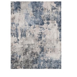 Area Rugs: Washable Non-Slip Abstract Painting Modern Carpet, Soft Low Pile Foldable Stain Resistant Rugs for Bedroom, Home - 1 of 4