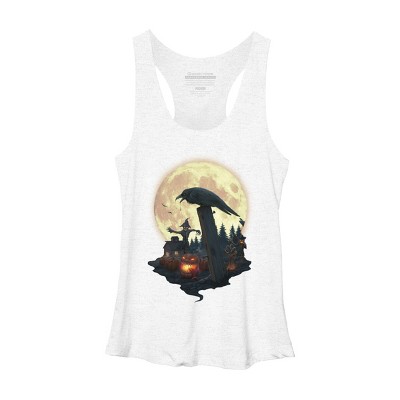 Women's Design By Humans Halloween Theme By chriskar Racerback Tank Top