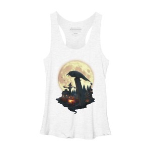 Women's Design By Humans Halloween Theme By chriskar Racerback Tank Top - 1 of 3