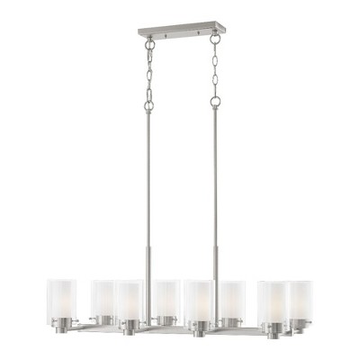 Livex Lighting Manhattan 8 - Light Chandelier in  Brushed Nickel