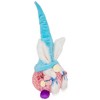 Northlight Girl Gnome Girl with Bunny Ears Easter Figure - 18.25" - Blue and Pink - 3 of 4