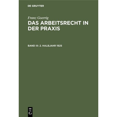 2. Halbjahr 1925 - by  Franz Goerrig (Hardcover)