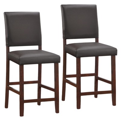 target leather stool