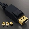 SANOXY 50ft Gold Plated Premium DisplayPort to DisplayPort Male to Male Cable with Latches 24AWG - 3 of 4