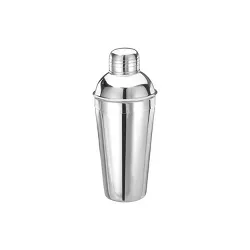 Winco 3 Piece Deluxe Cocktail Shaker, Stainless Steel, 16 Oz, Pack of 12