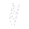 Oversized Cabinet Door Lid Holder, 3 Slots, Steel Wire Frame, White Powder Coating - 4 of 4