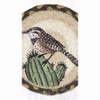 Earth Rugs Cactus Wren Bird Round 7" Coaster – Country Cabin & Rustic Lodge Decor - 3 of 3