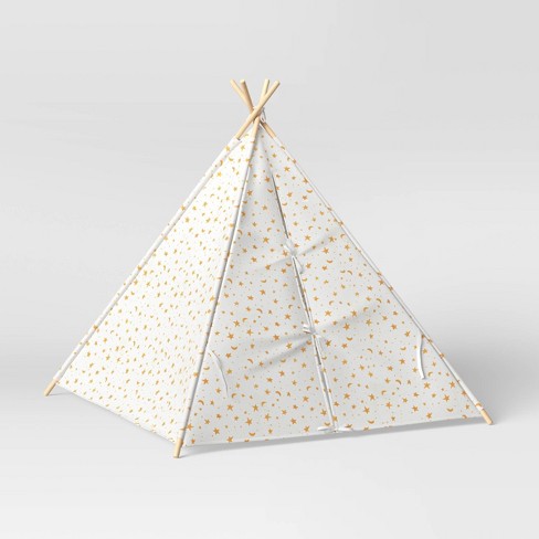 Gold Foil Star Kids Tent Pillowfort