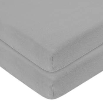 TL Care Solid 100% Cotton Knit Fitted Playard sheet  - 2pk