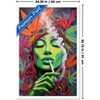 Trends International Ray Heere - Marijuana Popart 2 Framed Wall Poster Prints - 3 of 4