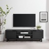 NicBex TV Stands for 65 inch TV, Modern Entertainment Center with 2 Open Shelves,TV Console for Living Room, Bedroom, Home,Black - 2 of 4