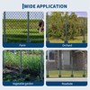 10 Packs Fence Post, 3Feet Garden Fence Stakes with U-Channel, Metal Corner Posts for Holding Garden Wire Fence - 3 of 4