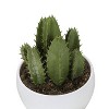 KTMBDW Set of 3 Succulents Plants Artificial in Pots Small Fake Plants for Bedroom Aesthetic Living Room Office Shelf Bathroom Decor - 4 of 4