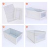Unique Bargains Foldable Decorative Storage Bin with Handles for Shelves Closet 1 Pack - 3 of 4