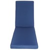 VisioGear Outdoor Lounge Chair Cushion, Replacement Patio Funiture Seat Cushion, Chaise Lounge Cushion, Blue, 74.41"*22.05"*2.76" - 2 of 4