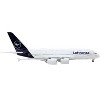Airbus A380 Commercial Aircraft "Lufthansa" White with Blue Tail 1/400 Diecast Model Airplane by GeminiJets - 3 of 3