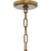 Progress Lighting, Chevall Collection, 6-Light Chandelier, Gilded Silver, Artisanal Glass - 3 of 4