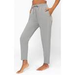90 Degree By Reflex Womens Lightstreme Track Pant with Seersucker Side Paneling and Side Pockets