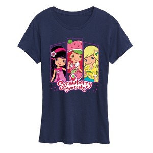 Women's - Strawberry Shortcake - Strawberry And Friends Short Sleeve Graphic T-Shirt - 1 of 4