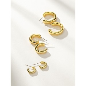 Uncommon James Goals Hoop Huggie Earrings - 1 of 4