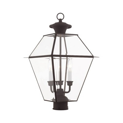 Livex Lighting Westover 3 - Light Post Light in  Bronze