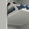VYNXARIA HOMCOM Narrow White Shoe Cabinet - Spacious, Sturdy & Modern for Entryways - 3 of 4