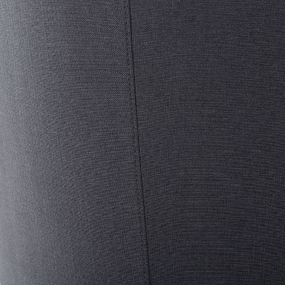 Infinity Ashen Gray Polyester Swivel Barrel Accent Chair