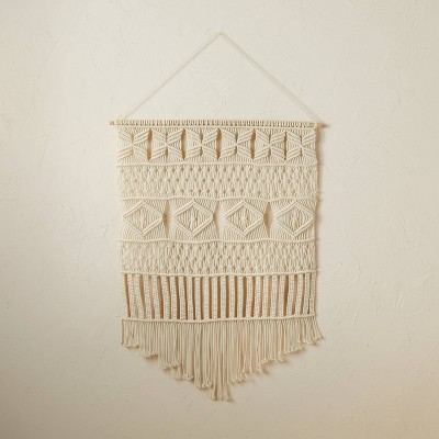 25" x 35" Macrame Wall Hanging Natural - Opalhouse™ designed with Jungalow™