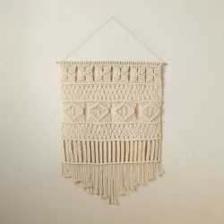 25" x 35" Macrame Wall Hanging Natural - Opalhouse™ designed with Jungalow™