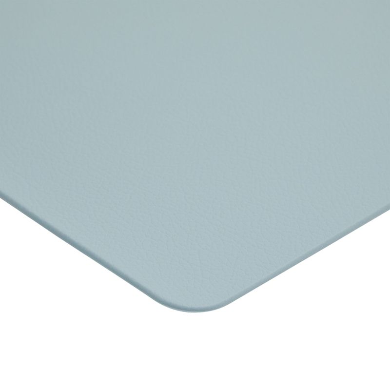 Juvale Set of 6 Blue Faux Leather Placemats for Dining Table Decor and Accessories, 17.75 x 11.75 in, 5 of 6