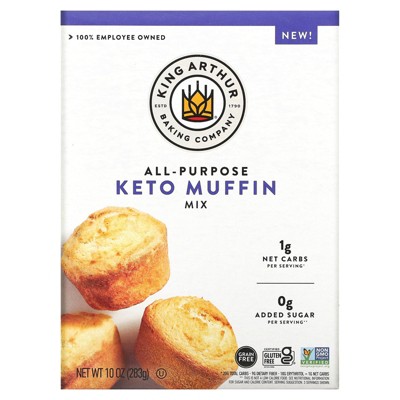 King Arthur Baking Company All-Purpose Keto Muffin Mix, 10 oz (283 g)