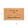 HomeRoots 24" X 36" Black And Natural Halloween Halloween Happy Halloween Outdoor Coir Door Mat - 3 of 4