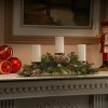 30" Frosted Berry Centerpiece Candle Holder - National Tree Company - 2 of 4
