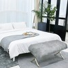 PiccoCasa Modern Bedroom Soft Fluffy Artificial Animal Wool Indoor Floor Mats 1 Pc - 3 of 4