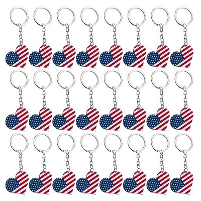 Juvale 12 Pack Quick Release & Detachable Dual Sided Pull Apart Keychain  with Key Ring, Silver