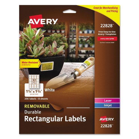 Avery Removable ID Labels 1 x 2-5/8, 750 Labels (6460)